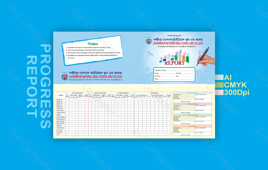 School Progress Report Design