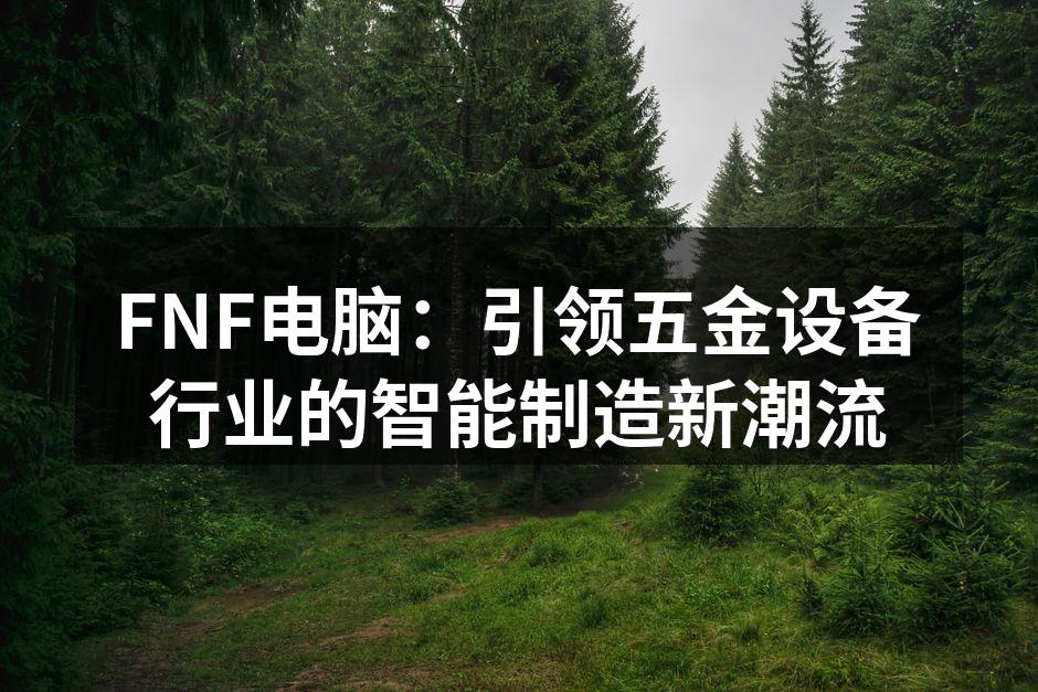FNF电脑智能制造设备展示